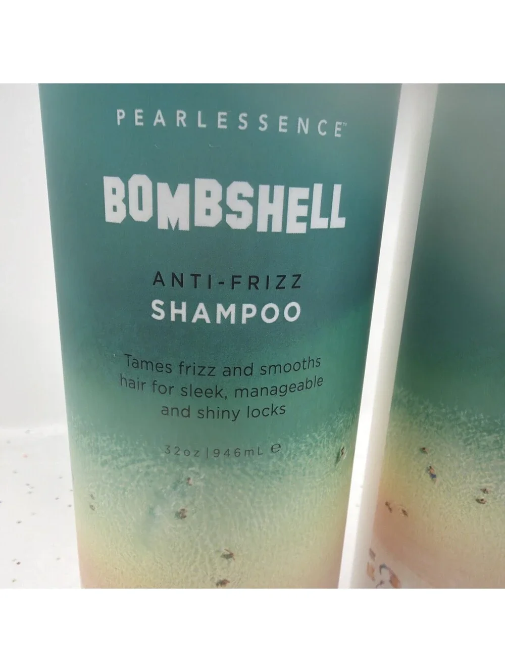 2 Pack Pearlessence Bombshell Anti-Frizz Shampoo 32oz Jumbo Salon Size Duo